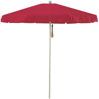US Made 7 1/2' Heavy Duty Commercial 8 Panel Patio (Drape) Umbrella w/Aluminum Pole and Frame