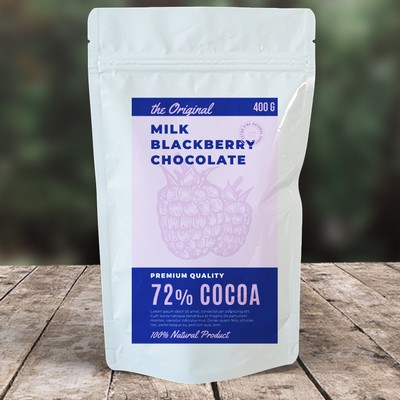 Pre-Labeled Packing Pouch (White Pouch 6"x9" with 4"x5" label)