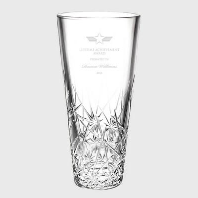 Hand Cut Crystalite Magique Vase