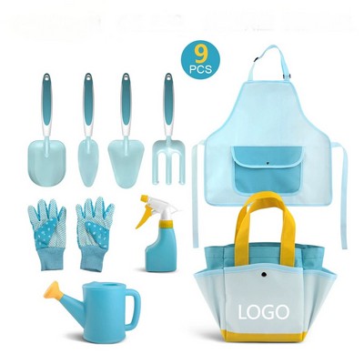 9-Piece Junior STEM Gardener Tote & Apron Set