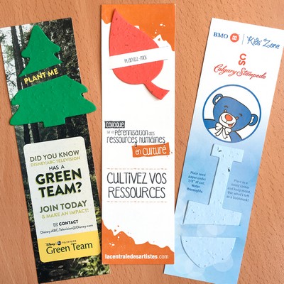 Single-Sided Large Eco Bookmark with Slot