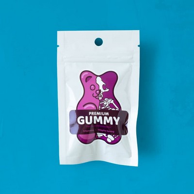 Pre-Labeled Packing Pouch (White Pouch 3"x5" with 2"x3" label)