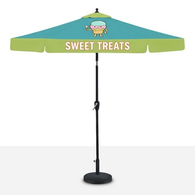 Commercial Market Umbrella W/ Crank & Auto-Tilt