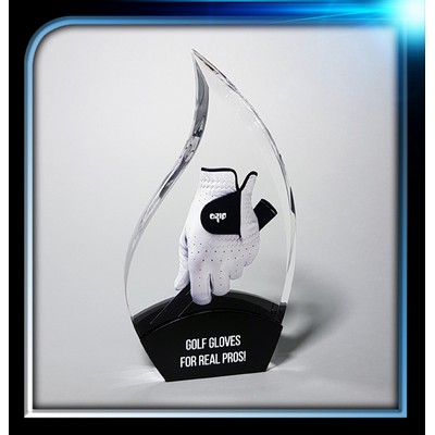 Clear acrylic hybrid award