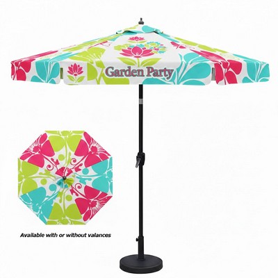 9' Deluxe Heavy Duty Tilt Market Umbrella