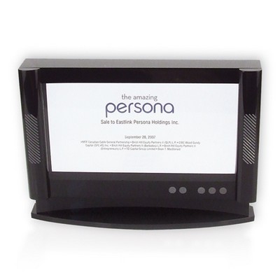 Plasma Screen Television Embedment/Award/Paperweight