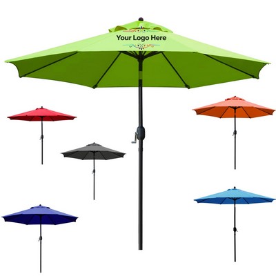 9' Tilt Aluminum Market Umbrella
