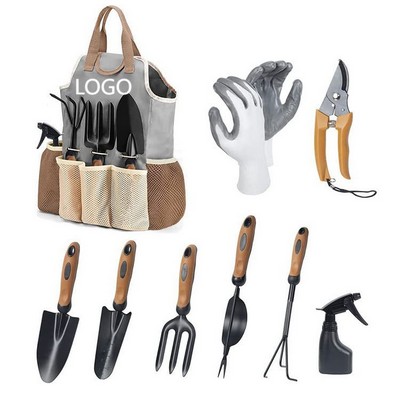 9 Pcs Stainless Steel Gardening Tools