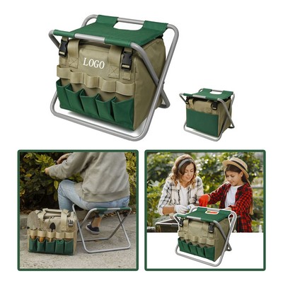 Folding Garden Pockets Stool