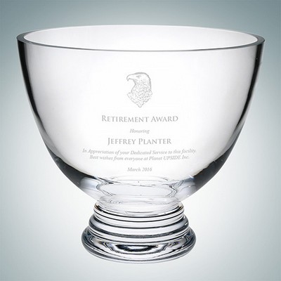Footed Glass Bowl (L)