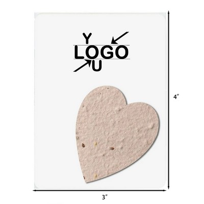 Heart-Shaped Seed Paper Gift Set