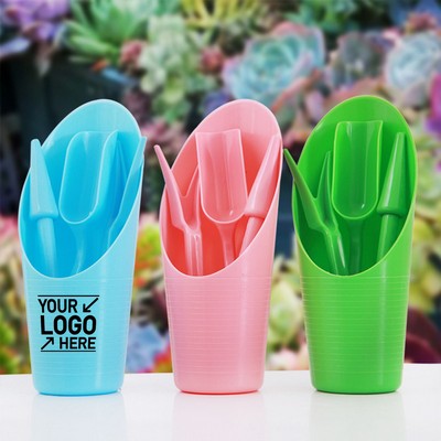 4-Piece Plastic Gardening Tool Set
