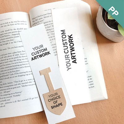 Double-Sided Large Eco Bookmark With Shape
