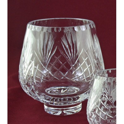 7" Lead Crystal Rose Bowl Award