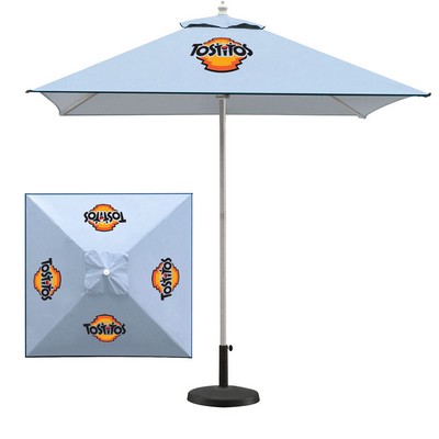Aluminum Square Commercial Market Umbrella