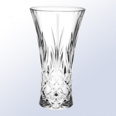 Christie Flair Crystal Vase, 10"H