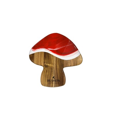 Mushroom Shaped Acacia Cheese Board - Toadstool